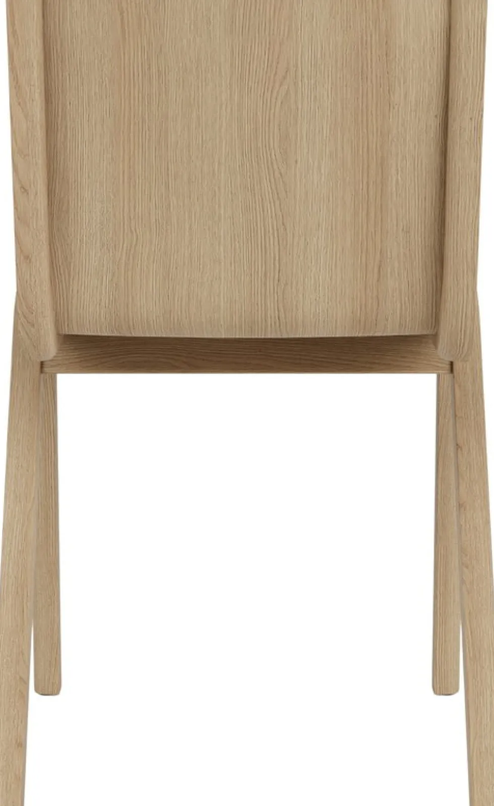 Chaise avec assise rembourrée en chêne naturel et tissu logan jasmine 78cm Ready - Audo
