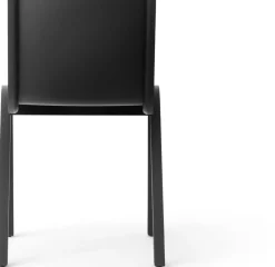 Chaise avec assise rembourrée en chêne noir et tissu audo bouclé 06 78cm Ready - Audo
