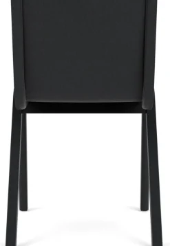 Chaise avec assise rembourrée en chêne noir et tissu nouveau 0570 78cm Ready - Audo