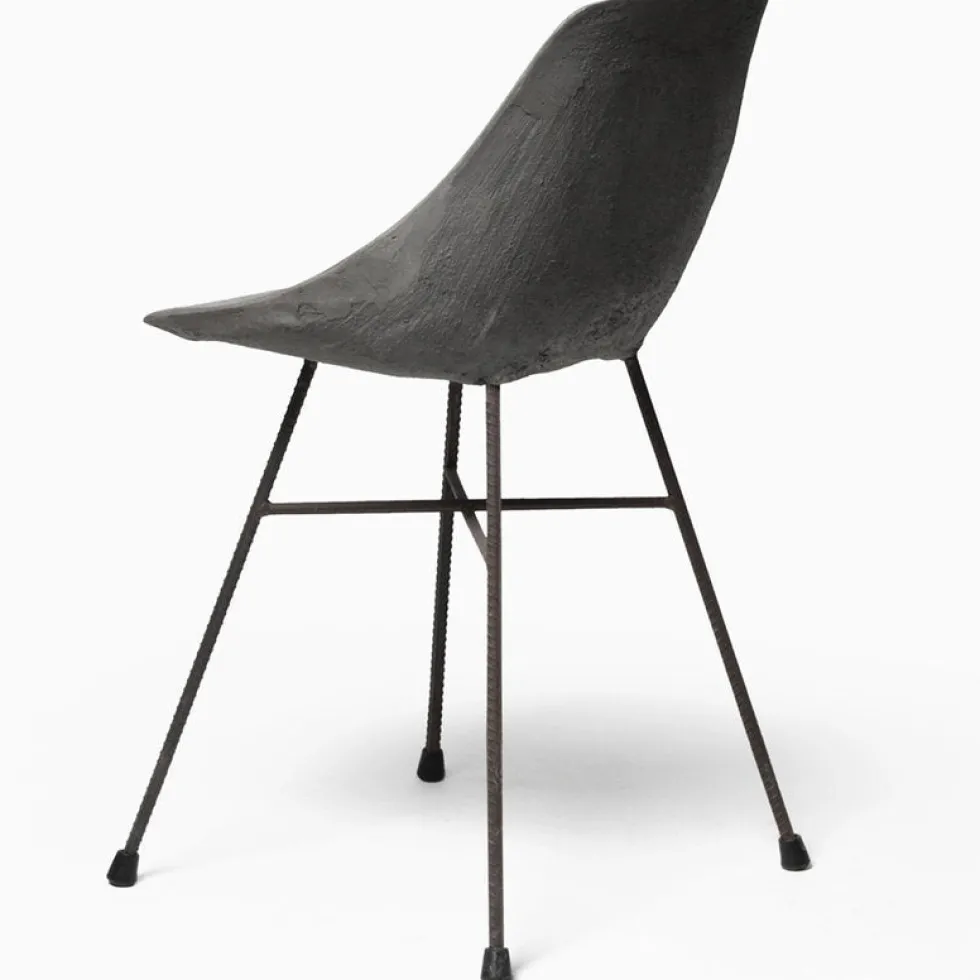 Chaise avec pieds en métal Hauteville - Lyon Béton