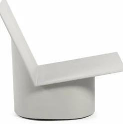 Chaise basse en acier gris clair Valérie - Serax