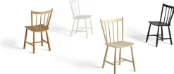 Chaise blanche en bois de hêtre - HAY