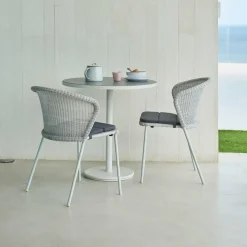 Chaise blanche Lean - Cane-Line