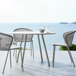Chaise blanche Lean - Cane-Line
