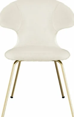 Chaise blanche piètement doré Time Flies - UMAGE