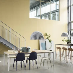 Chaise de bar 65 cm en chêne naturel Visu - Muuto