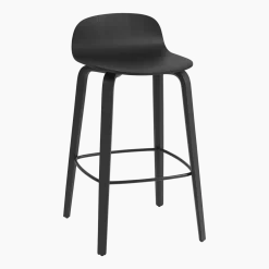 Chaise de bar 65 cm noir Visu - Muuto