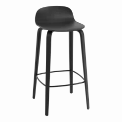 Chaise de bar 75 cm noir Visu - Muuto
