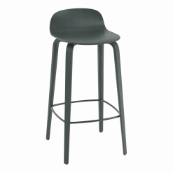 Chaise de bar 75 cm vert foncé Visu - Muuto