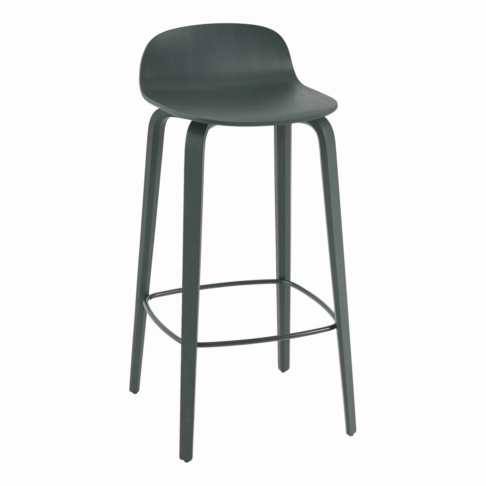 Chaise de bar 75 cm vert foncé Visu - Muuto