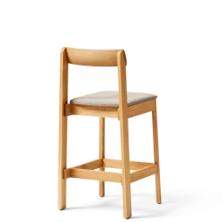 Chaise de bar en chêne et hallingal 65cm Blueprint - Form&Refine