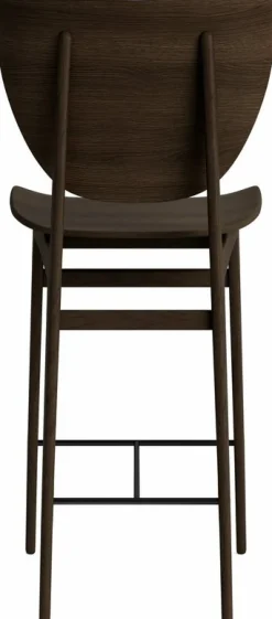 Chaise de bar en chêne fumé 75 cm Elephant - NORR11