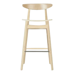 Chaise de bar en chêne naturel 91 cm Teo - Vincent Sheppard