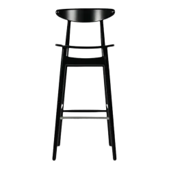 Chaise de bar en hêtre noir 102 cm Teo - Vincent Sheppard