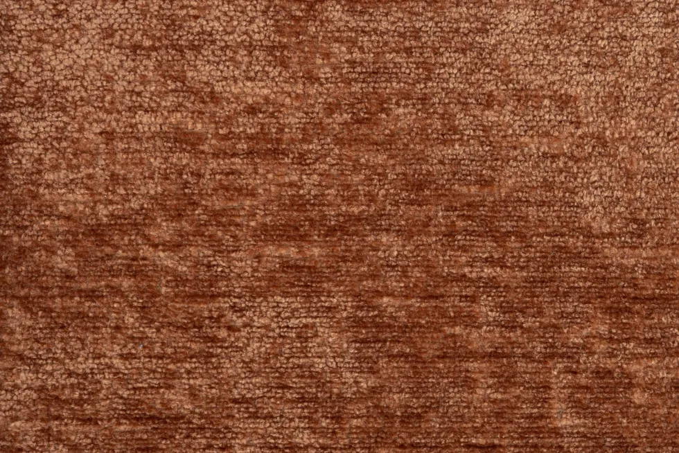 Chaise de bar en velours terracotta et acier noir Georgia - Dutchbone