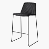 Chaise de bar noire Breeze - Cane-Line