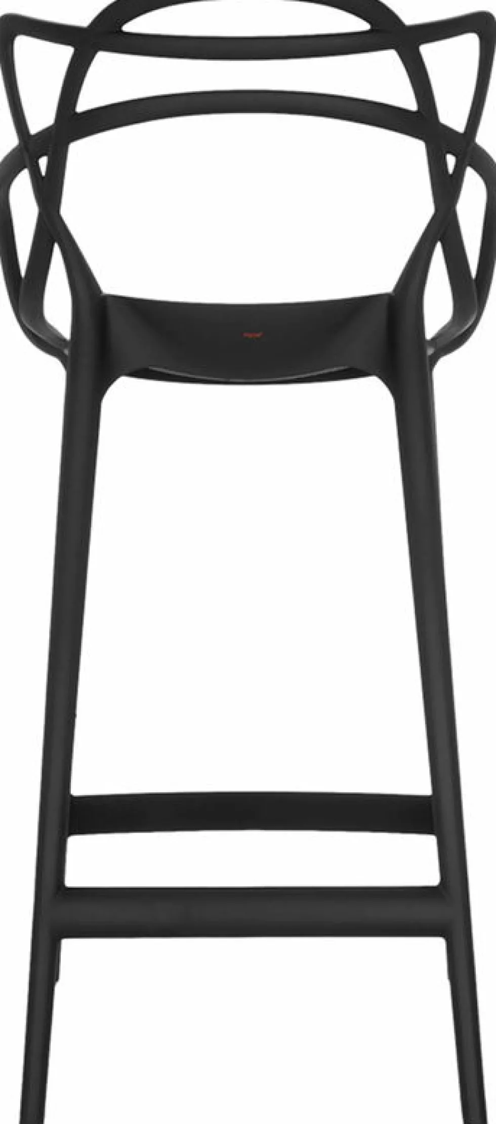 Chaise de bar noire 65 cm Masters - Kartell