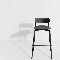 Chaise de bar outdoor noire 75 cm Fromme - Petite friture