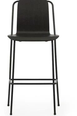 Chaise de bar Studio 75 Cm Acier Noir - Normann Copenhagen