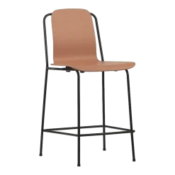 Chaise de bar Studio 65 Cm Acier Noir - Normann Copenhagen