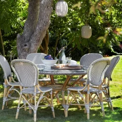 Chaise de bistrot blanche Isabelle - Sika Design