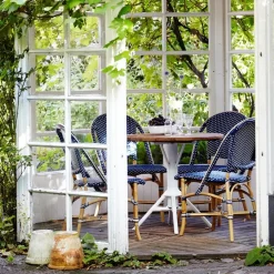 Chaise de bistrot bleue Sofie - Sika Design