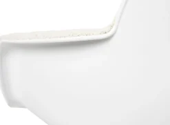 Chaise de bureau avec accoudoirs en aluminium et polypropylène blanc 84,4cm Albert Kuip - Zuiver