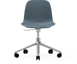 Chaise de bureau en aluminium et pp bleu Form - Normann Copenhagen