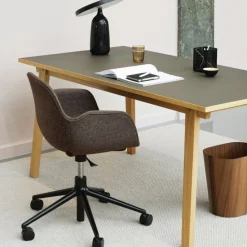 Chaise de bureau en aluminium et pp bleu Form - Normann Copenhagen