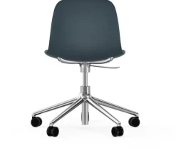 Chaise de bureau en aluminium et pp bleu Form - Normann Copenhagen