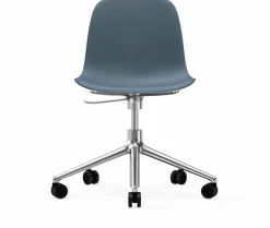 Chaise de bureau en aluminium et pp bleu Form - Normann Copenhagen
