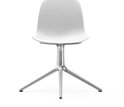 Chaise de bureau pivotante blanche Swivel Norman Copenhagen blanc - Normann Copenhagen