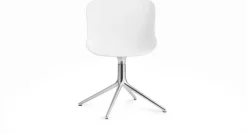 Chaise de bureau pivotante blanche Swivel Norman Copenhagen blanc - Normann Copenhagen