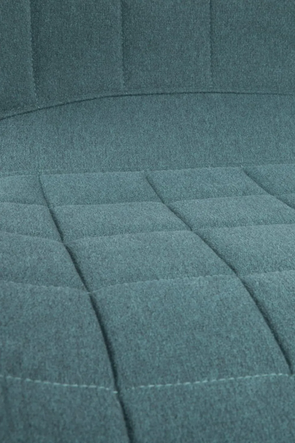 Chaise de bureau réglable en fer noir et polyester bleu 76cm OMG - Zuiver