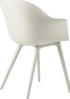 Chaise de jardin alabaster blanc Bat - Gubi
