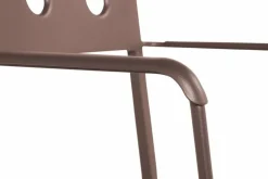 Chaise de jardin avec accoudoirs en acier anthracite Balcony - HAY