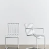 Chaise de jardin avec accoudoirs en acier galvanisé Palissade - HAY