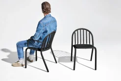Chaise de jardin avec accoudoirs en aluminium anthracite 60x59x80cm Fred's - Fatboy