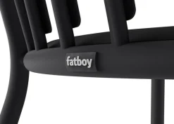 Chaise de jardin avec accoudoirs en aluminium anthracite 60x59x80cm Fred's - Fatboy