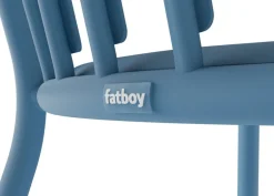 Chaise de jardin avec accoudoirs en aluminium bleu 60x59x80cm Fred's - Fatboy