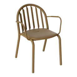Chaise de jardin avec accoudoirs en aluminium mocha 60x59x80cm Fred's - Fatboy