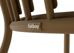 Chaise de jardin avec accoudoirs en aluminium mocha 60x59x80cm Fred's - Fatboy
