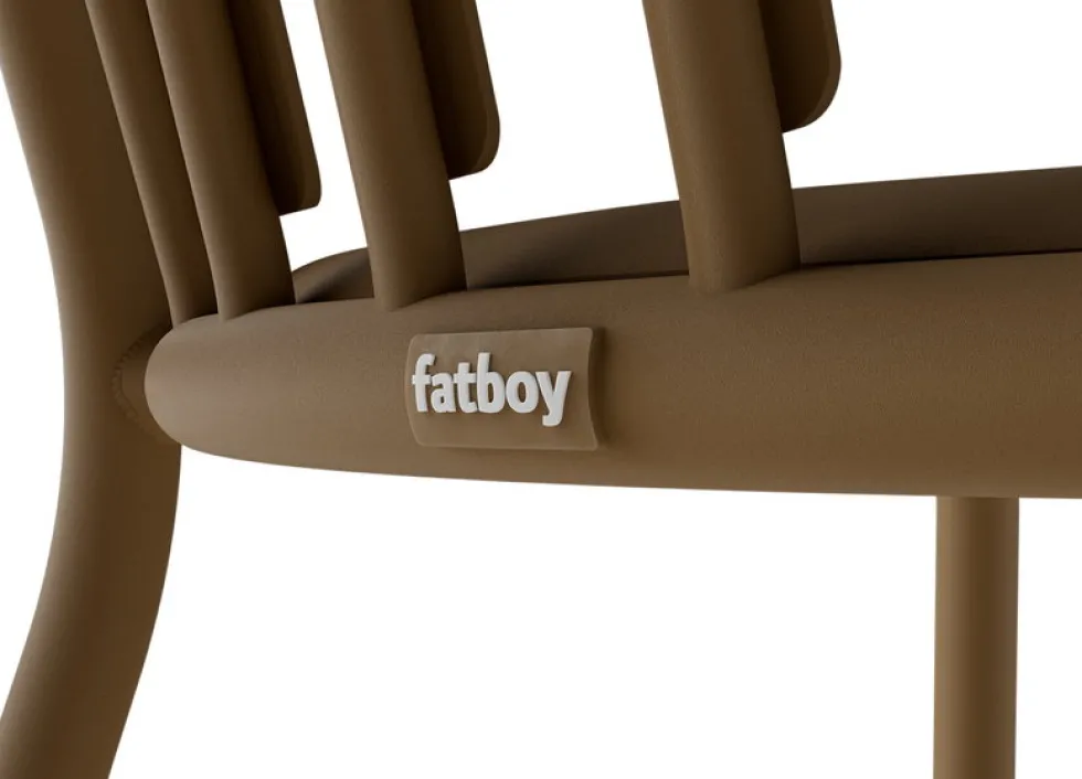 Chaise de jardin avec accoudoirs en aluminium mocha 60x59x80cm Fred's - Fatboy