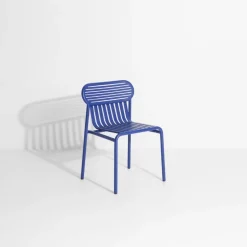 Chaise de jardin bleue Week-End - Petite Friture