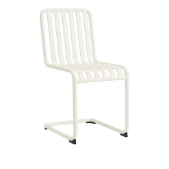 Chaise de jardin en acier blanc cassé Palissade - HAY
