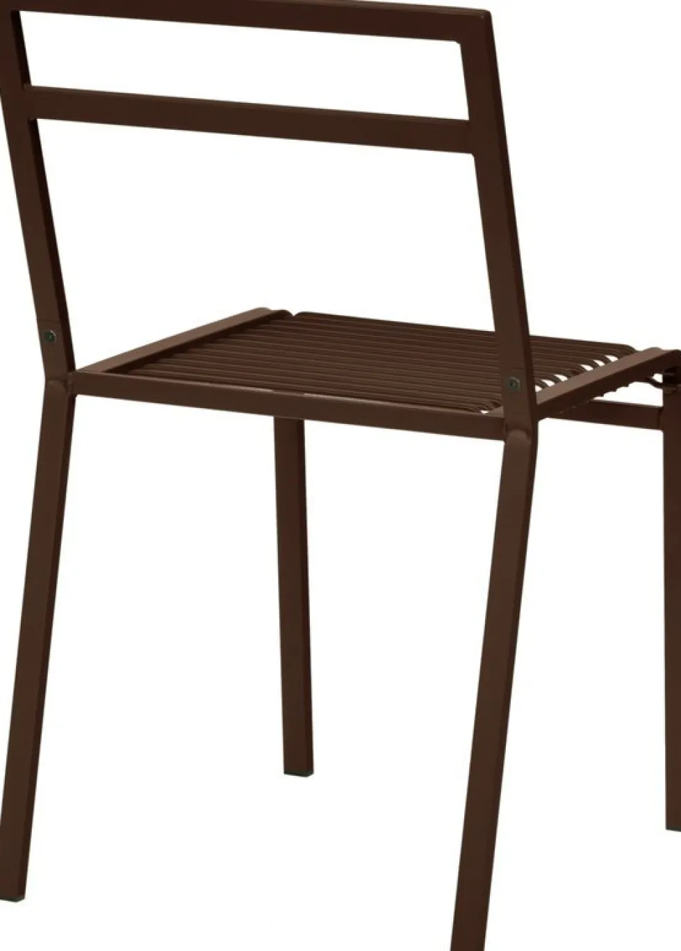 Chaise de jardin en acier brun cacao Oto - noo.ma