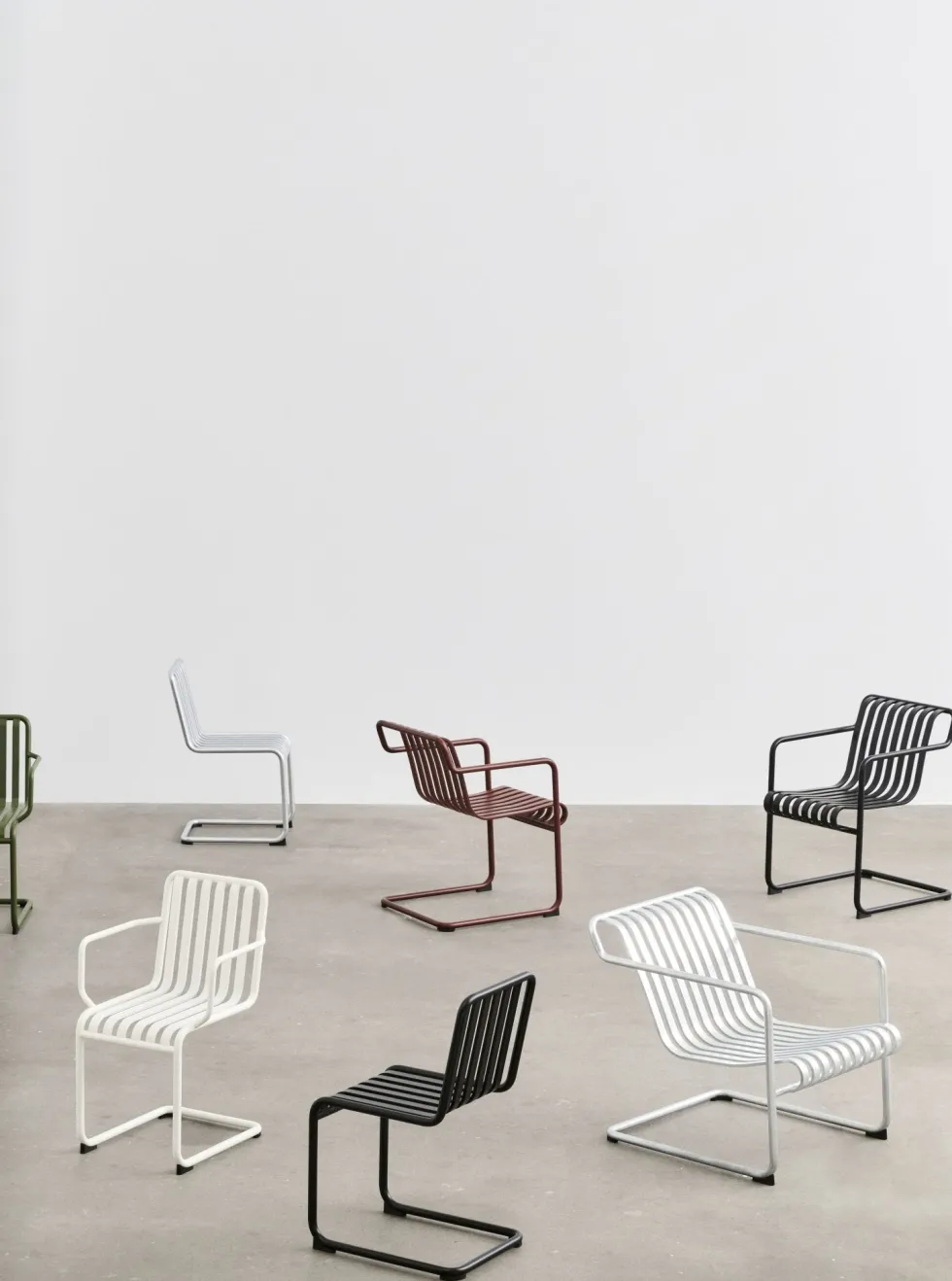Chaise de jardin en acier galvanisé Palissade - HAY