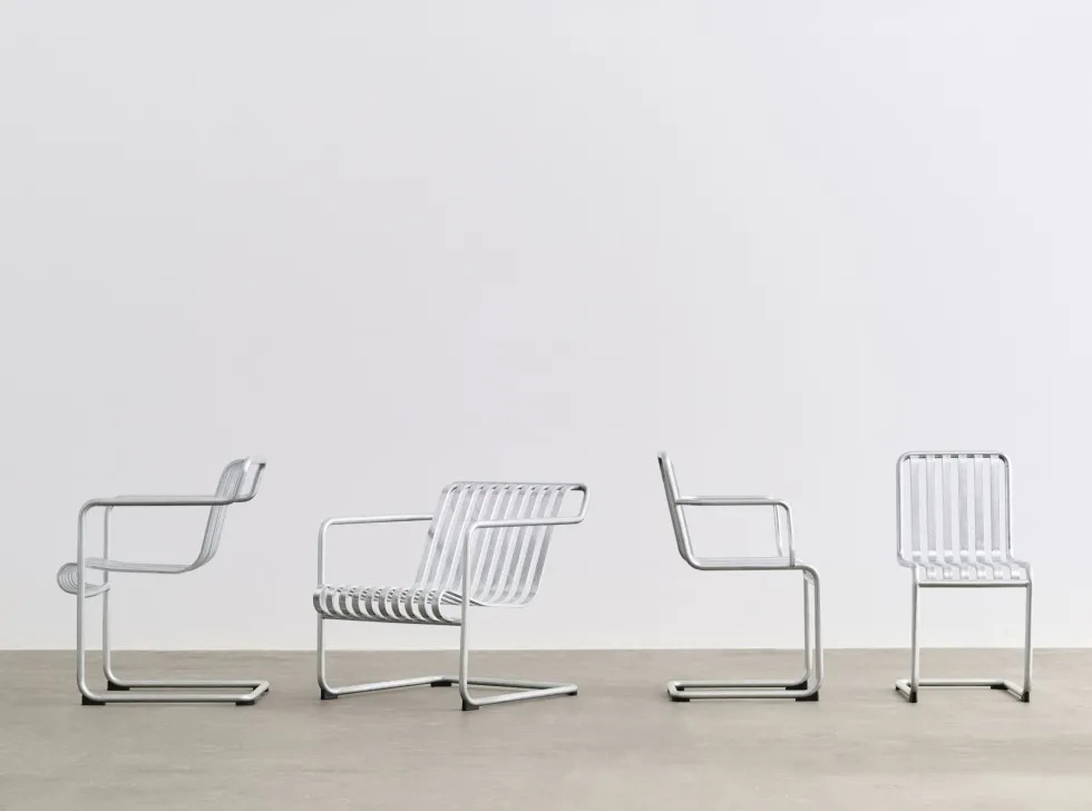 Chaise de jardin en acier galvanisé Palissade - HAY