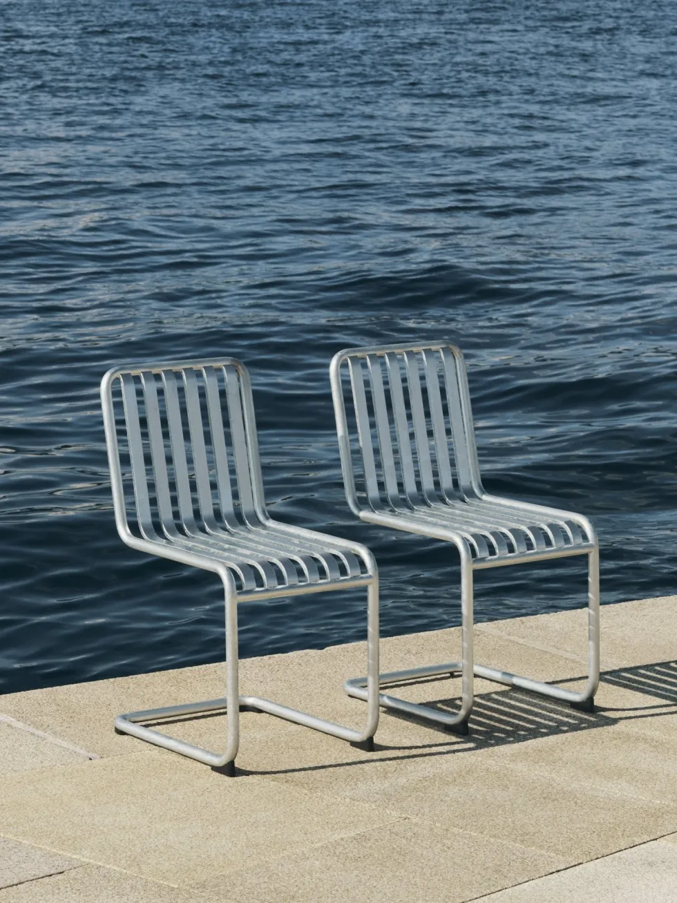 Chaise de jardin en acier galvanisé Palissade - HAY