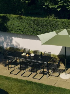 Chaise de jardin en acier gris anthracite Palissade - HAY